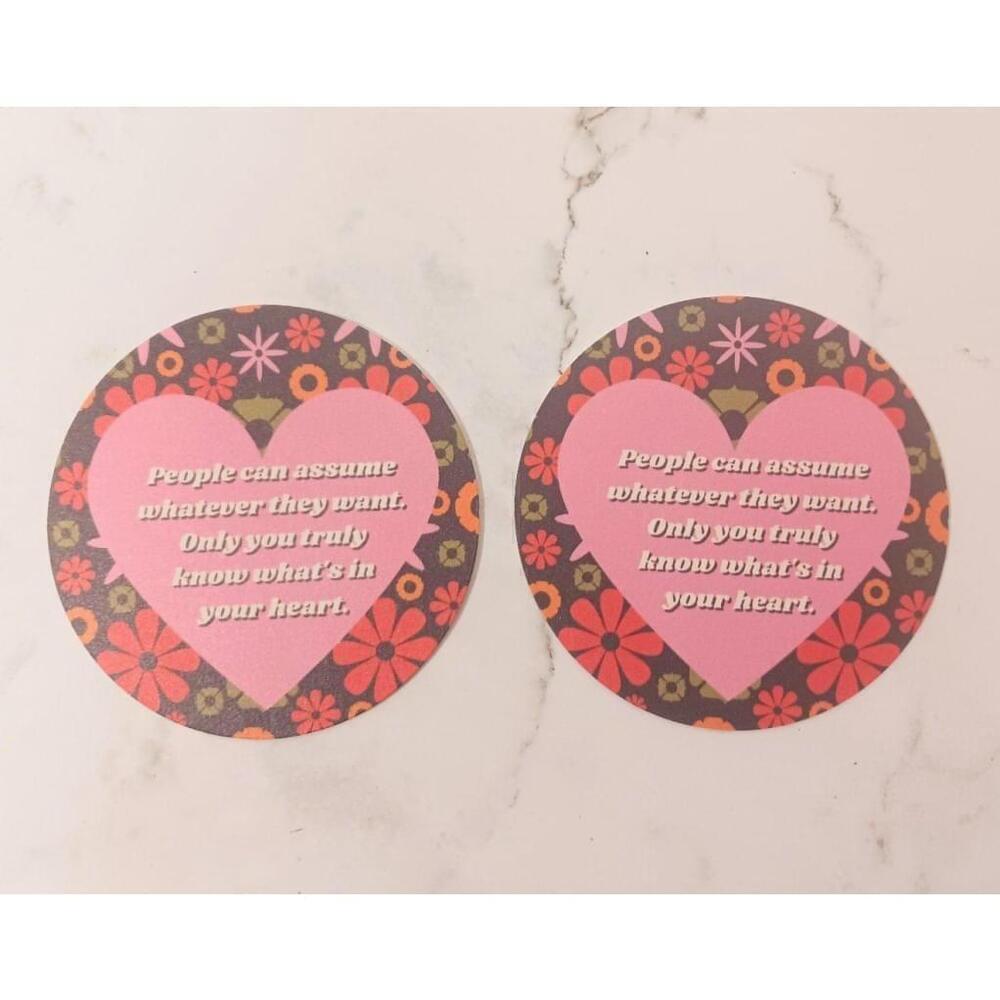 Coasters With Quotes Set Of 2
